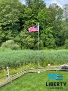 Liberty Flagpoles Residential Telescoping Flagpole | Satin or Bronze | 17' or 21' Review