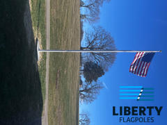 Liberty Flagpoles 25ft Aluminum Flagpole - External Halyard - Commercial Grade Review