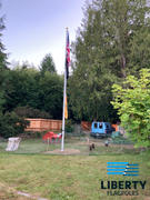 Liberty Flagpoles 30ft Aluminum Flagpole - External Halyard - Commercial Grade Review