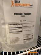 BulkSupplements.com Vitamin E 400 IU Powder Review