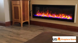 US Fireplace Store Amantii 60 Symmetry Bespoke Built-In Electric Fireplace with Wifi and Sound Review