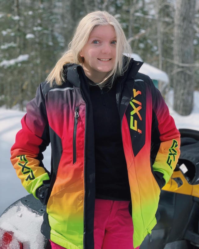 Details about   FXR Velocity Women's Snowmobile Jacket Black/White 
