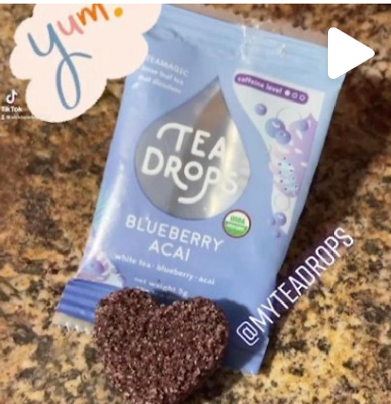 Blueberry Acai Tea USDA Organic Tea Drops Tea Drops