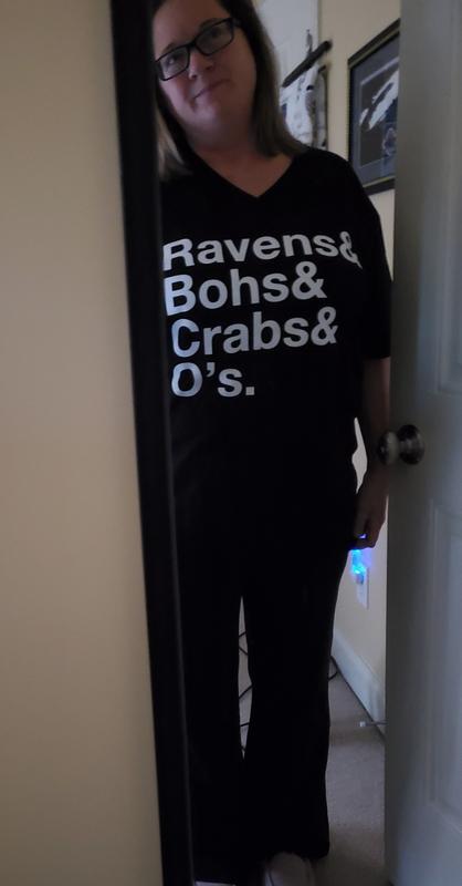 Route One Apparel  Ravens & Bohs & Crabs & O's Helvetica with