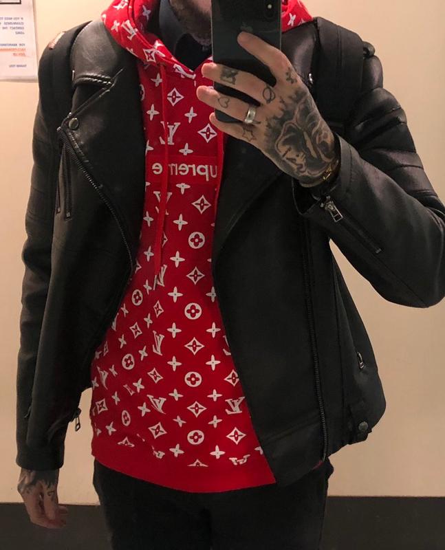 lv supreme hoodie replica
