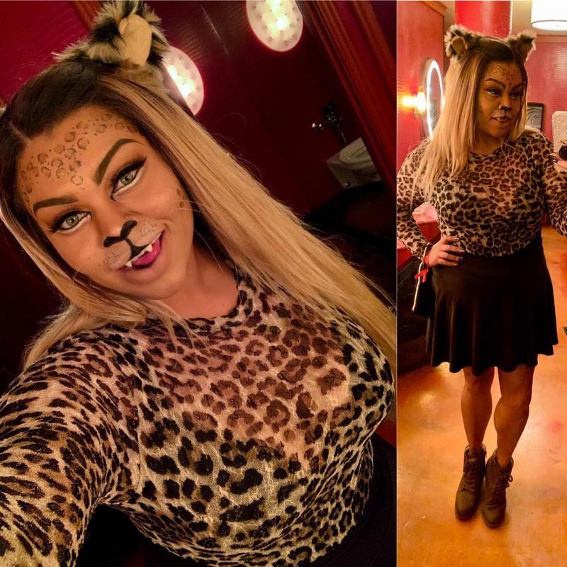 Snow Leopard Ears and Tail Set for Snow Leopard Forest Costume Cosplay