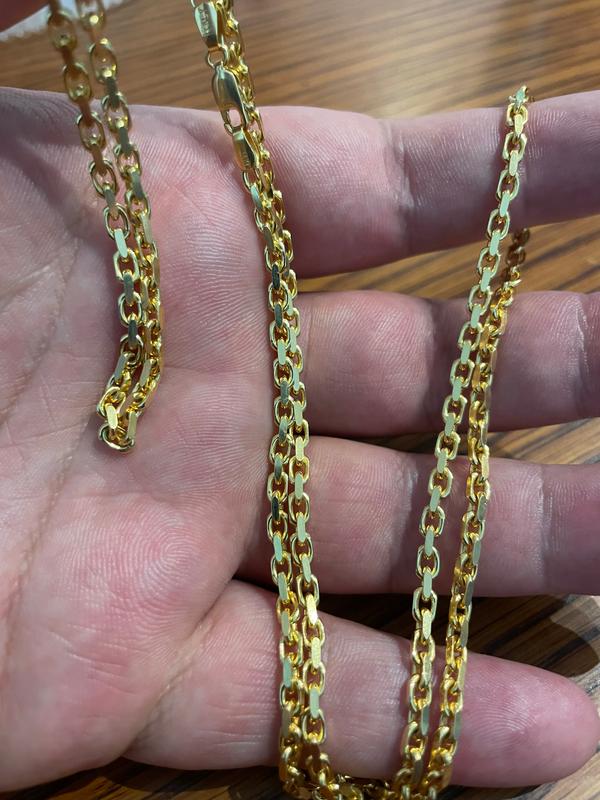 Gold Odin Link Chain (6mm) - If & Co. 14K Yellow Gold / 28 inch