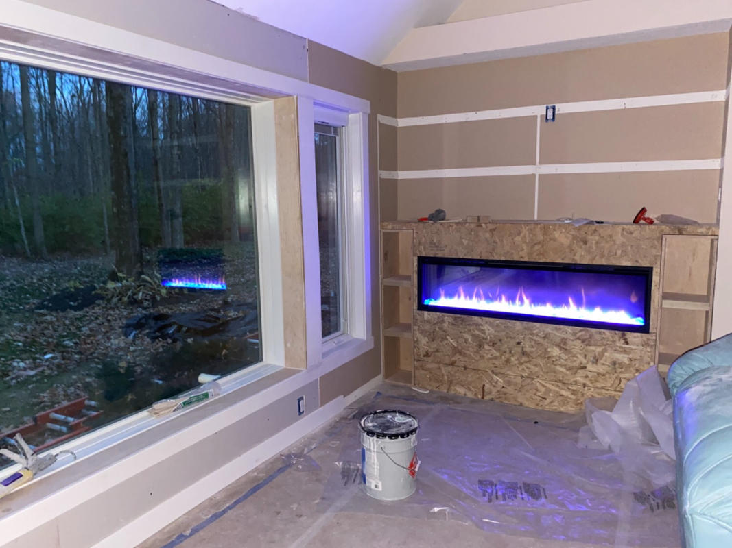 Dimplex IgniteXL 50" Builtin Hardwired Electric Fireplace — Modern Blaze