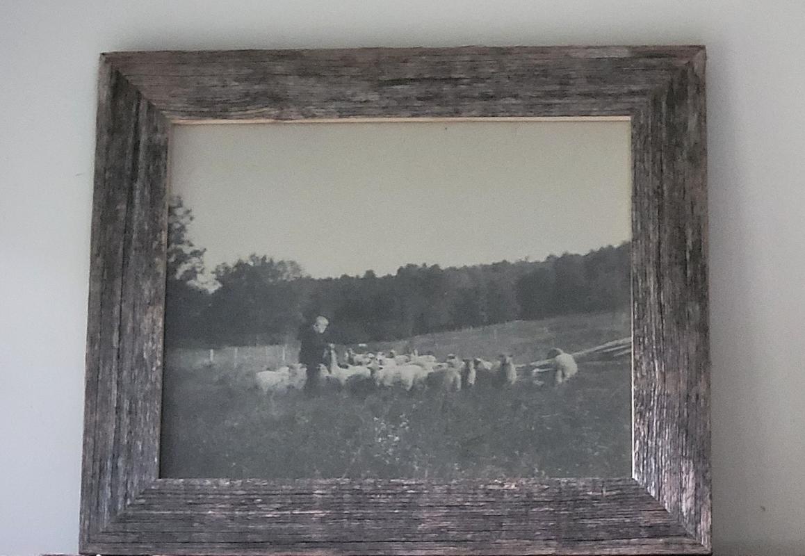 5x7 Barnwood Picture Frame Rustic Reclaimed Wood Frame