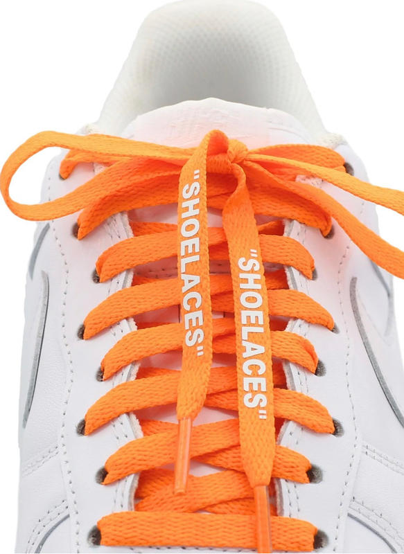 Orange Off-White Style "SHOELACES" | Shoe Laces