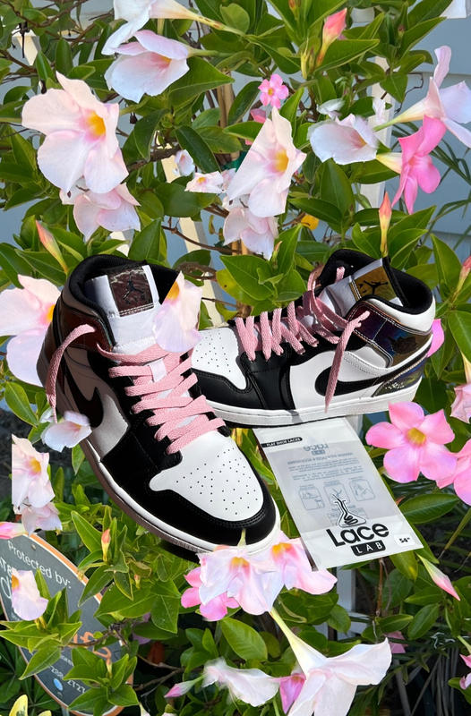 Pink Jordan 1 Replacement Shoelaces Shoe Laces