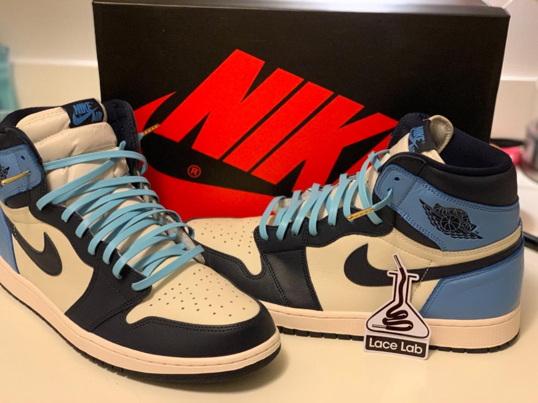 university blue shoe laces