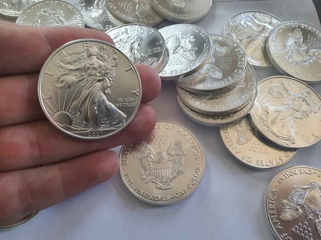 1 oz American Eagle Silver Coin (2021) | Bitgild