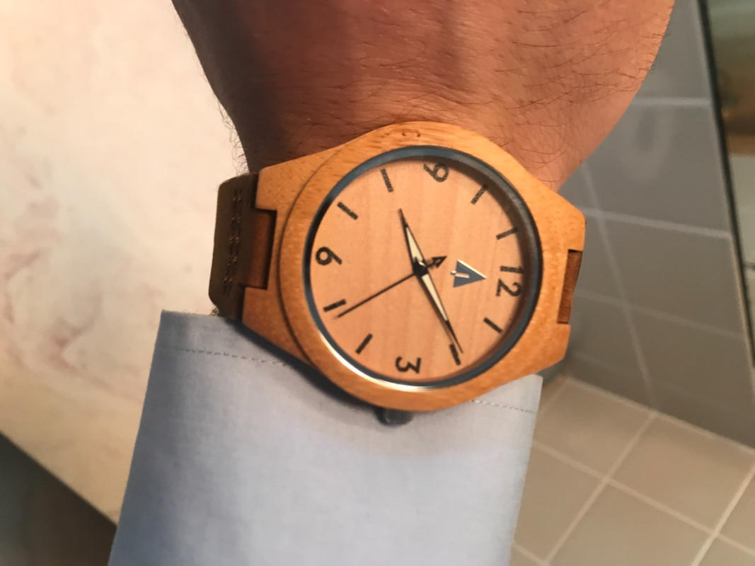 TREEHUT Wood Watches | Brown | Mens Watch | Bamboo | Classic Nova 