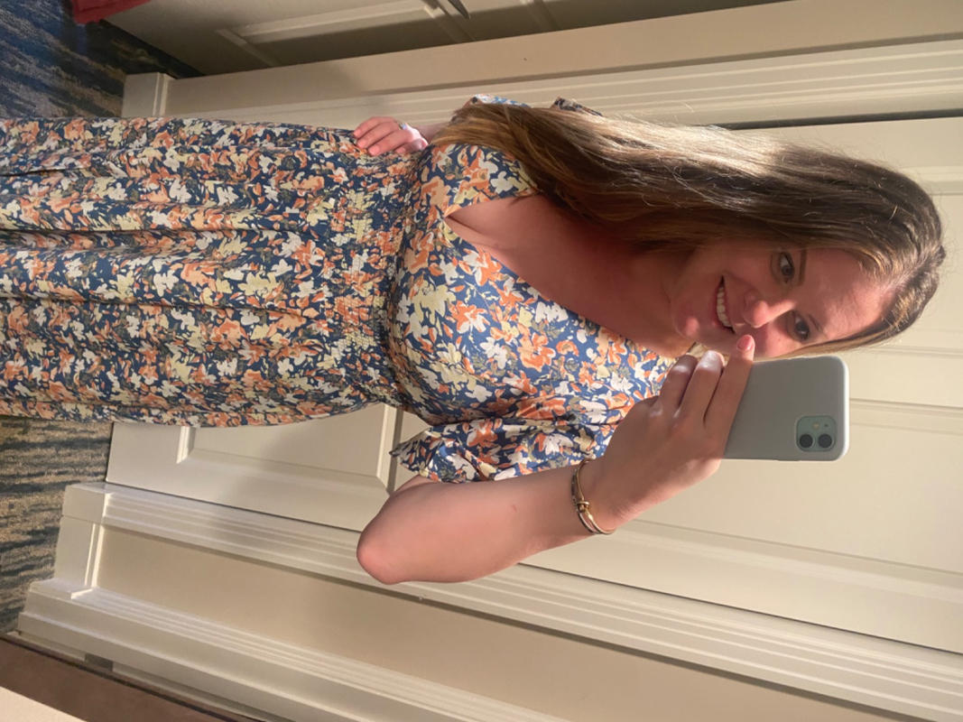 The Verona Smocked Dress (Blue)