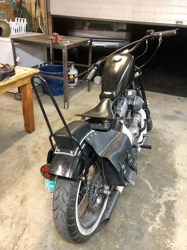 Gasbox The Rambler Bolt On Sissy Bar 19942003 Sportsters Lowbrow