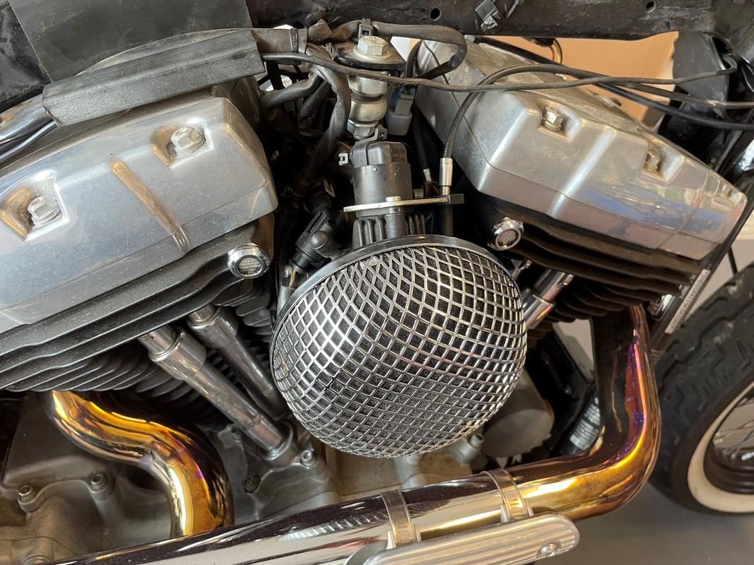 Lowbrow Customs Radius Breather Bolts for HarleyDavidson Twin Cam