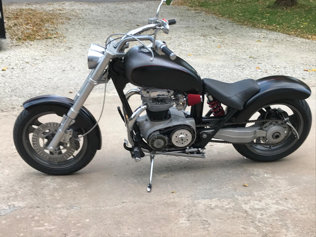 Bob Newby Racing Belt Drive and Clutch for BSA A50 / A65 Lowbrow Customs