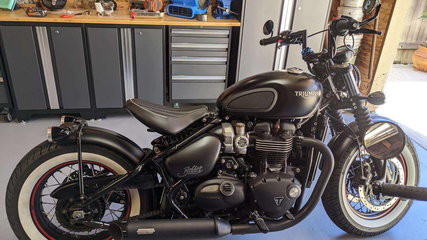 Cycle Standard Z Bar Handlebars 1 inch 6 inch Rise Black