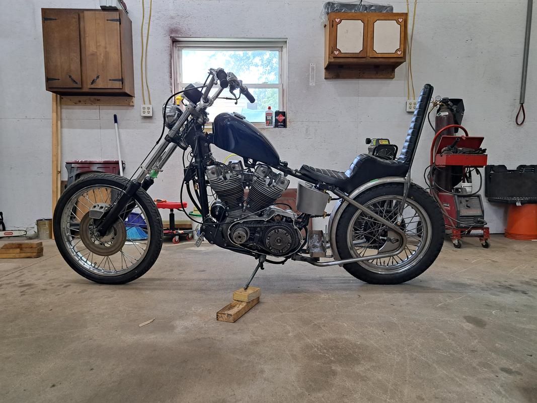 Lowbrow Customs KR Style Bolt-On Hardtail Rear Frame Section for 1967 ...