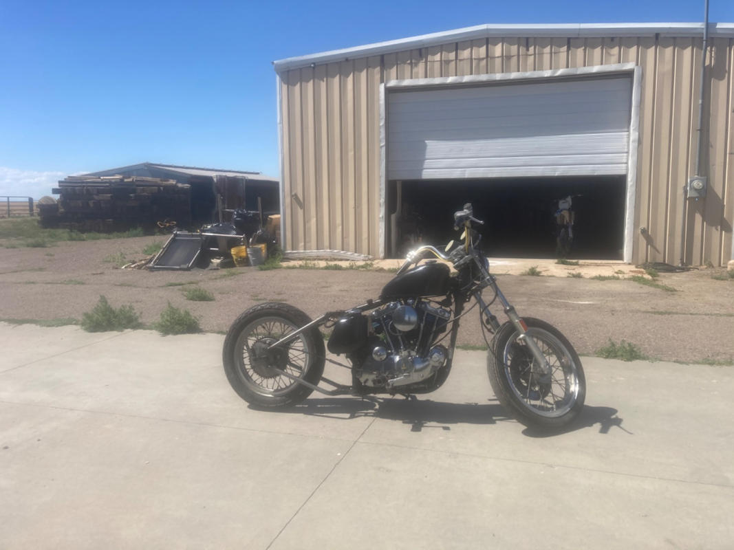 Lowbrow Customs Straight Leg BoltOn Hardtail Rear Frame Section for