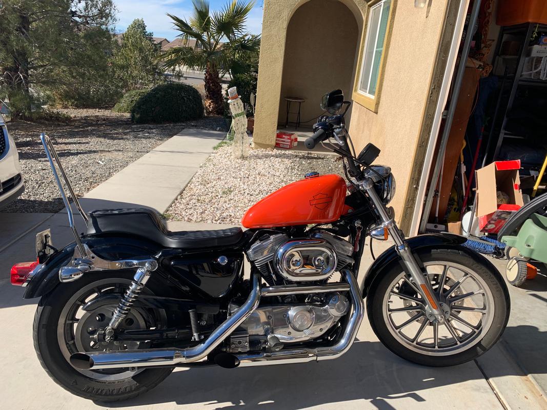 Sully's Customs Camel Back Seat Diamond Pattern for 1982 2003 Harley Sportsters Lowbrow