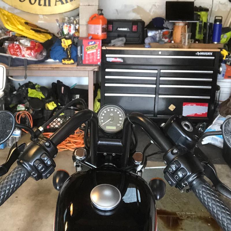 Drag Specialties Single Gauge Bracket Black 19952011 Harley