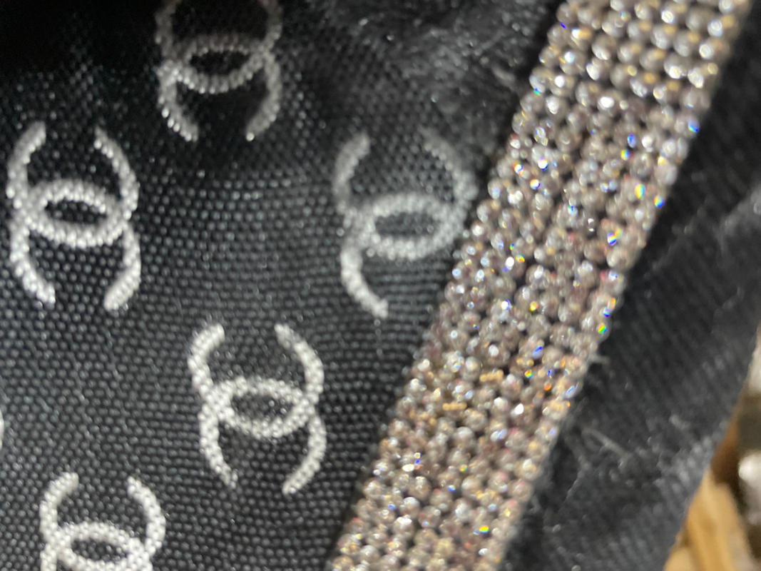 LV Monogram Silver on Black Jacquard Fabric – FabricViva