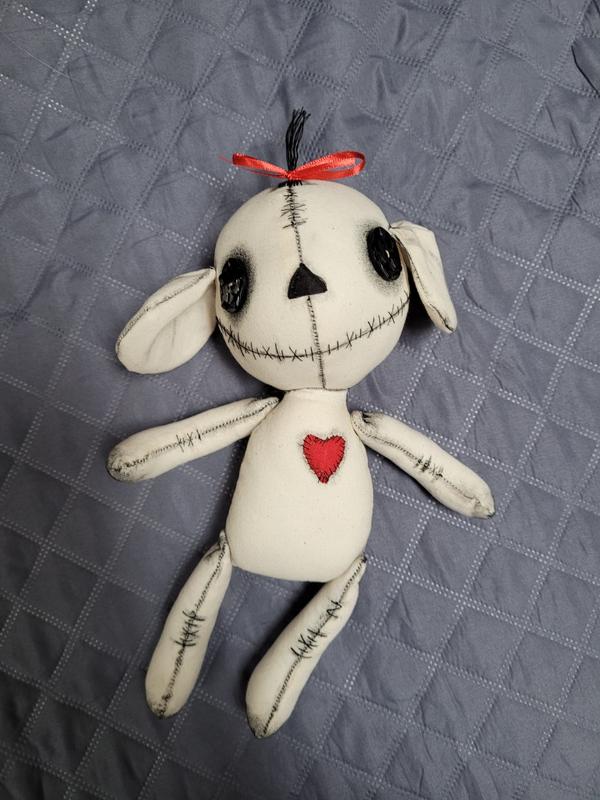 2in1 Cat bat & bunny doll sewing pattern PDF Voodoo creepy - Inspire Uplift