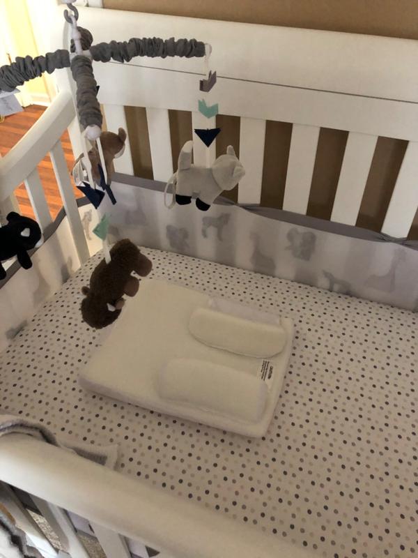 baby sleep fixed position and anti roll pillow