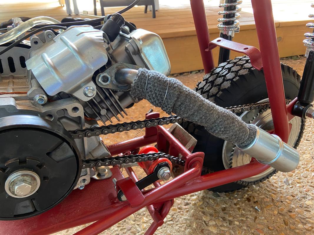 JTW Fabrication DIY custom header exhaust kit for Predator 79cc 