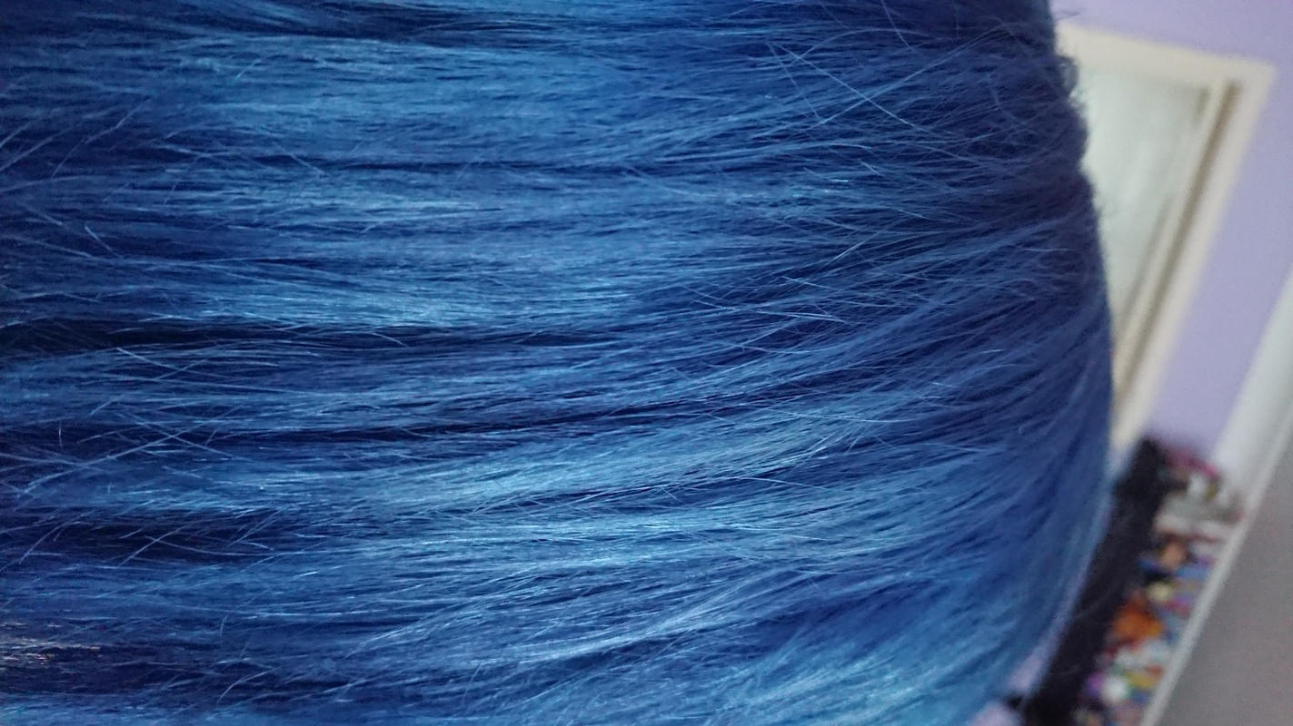 blue denim semi permanent hair dye