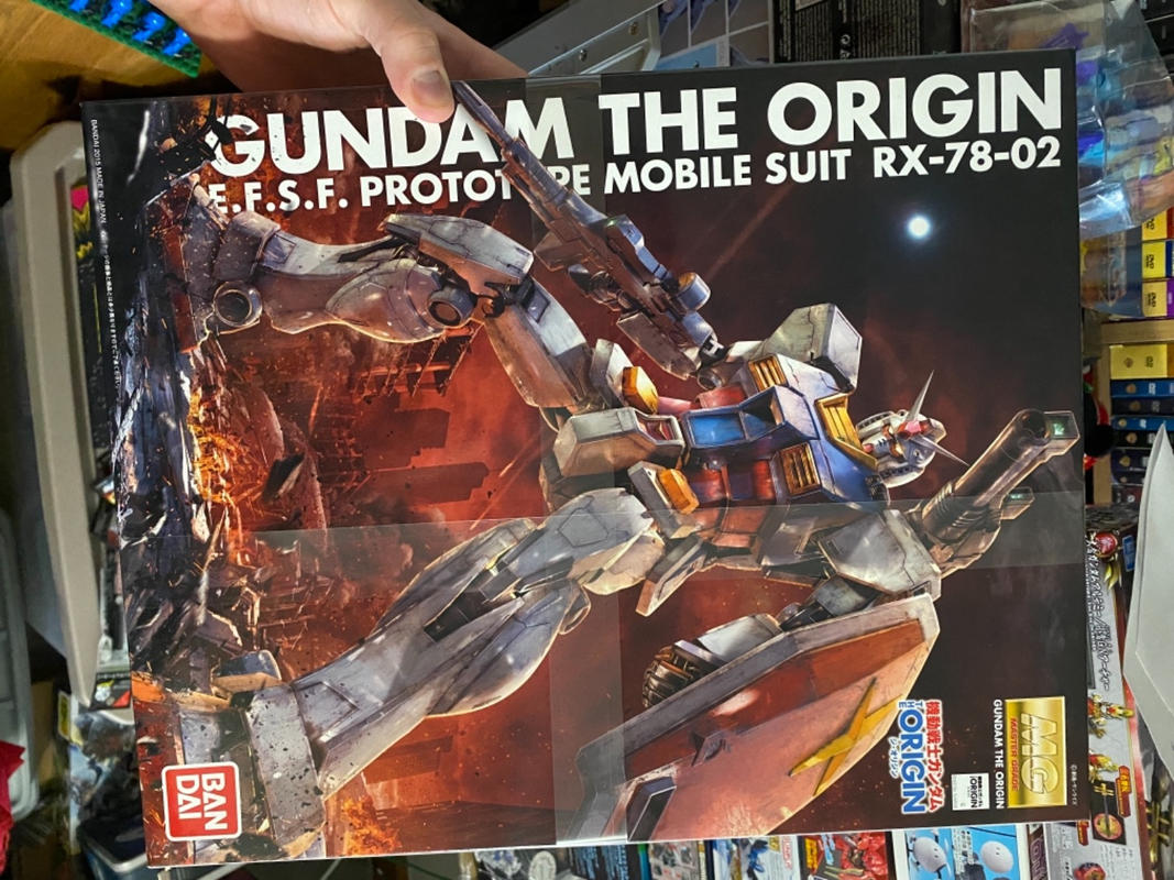 Bandai MG 1/100 Rx-78-02 Gundam The Origin Plastic Model Kit From Japan 1gc for sale online 