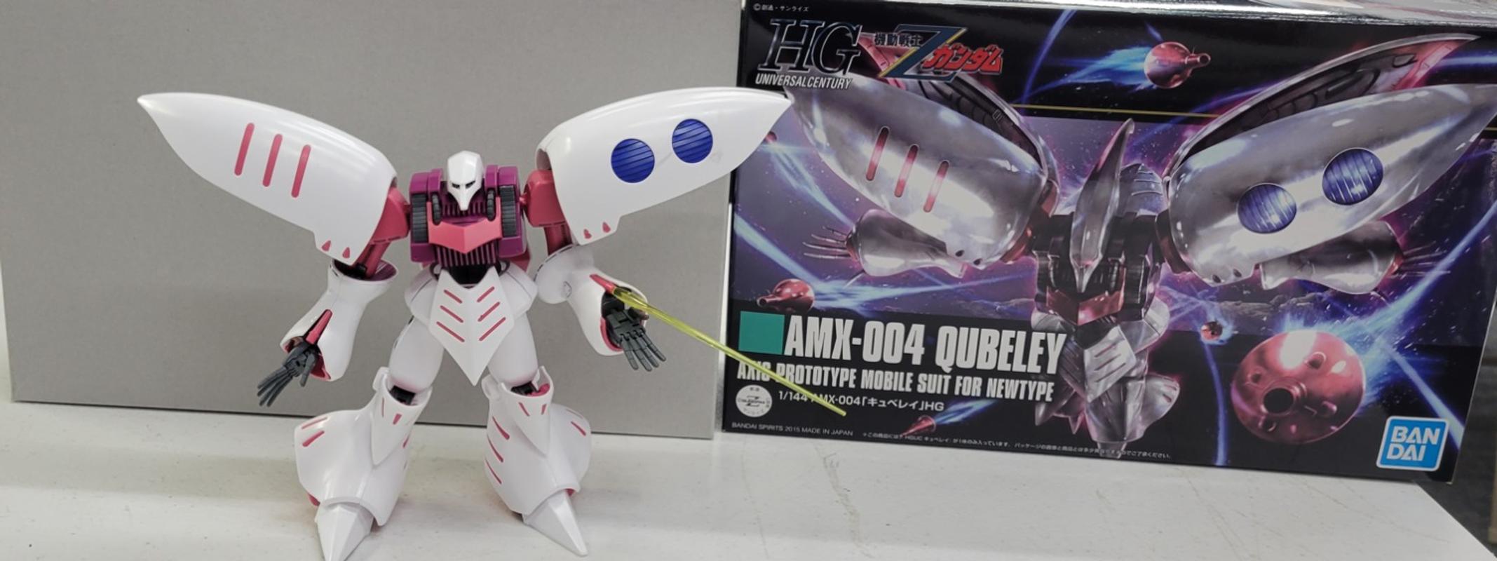 HGUC 195 Mobile Suit Z Gundam Qubeley 1/144 scale color-coded pre-plastic model