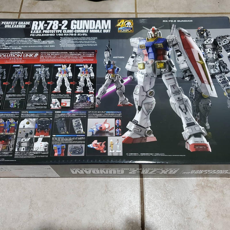 Rx 78 2 Gundam Mobile Suit Gundam Bandai Hobby Pg Unleashed 1 60 Usa Gundam Store