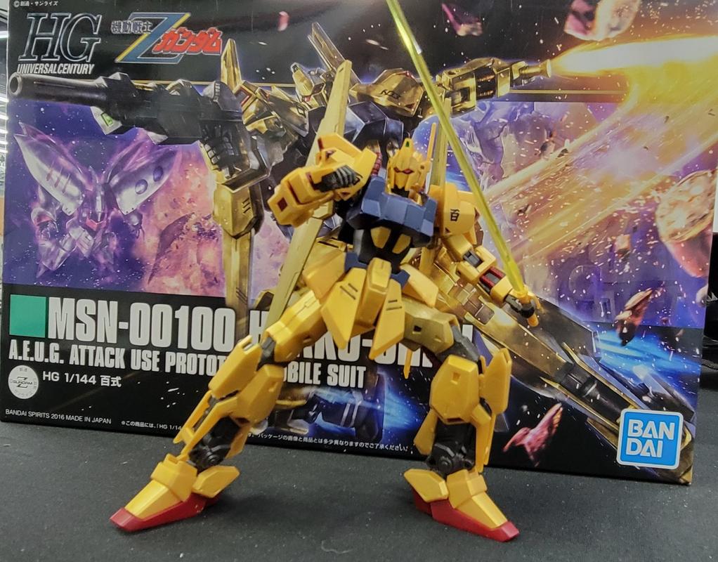 Bandai HGUC 200 Mobile Suit Gundam Z Hyaku Shiki 1/144 Plastic Model for sale online 