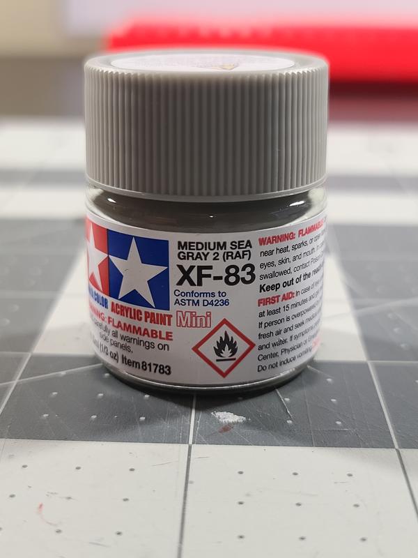 Tamiya Color Medium Sea Gray 2 Mini Acrylic Matte Finish XF-83– USA