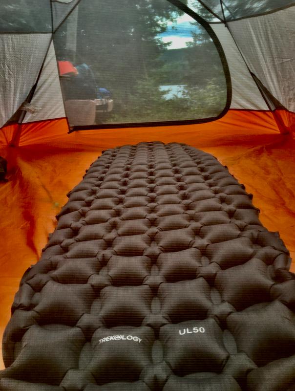 TREKOLOGY UL Inflatable Sleeping Pad ALUFT UL50 Camp Camping Mat for Sleeping 