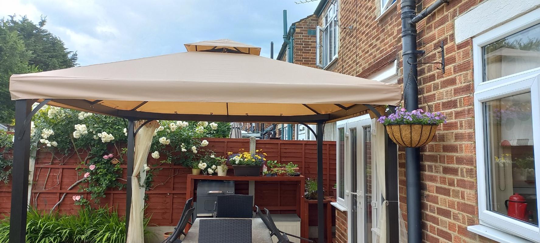 Canopy for 3m x 3m Patio Gazebo Two Tier Gazebo Spare Parts