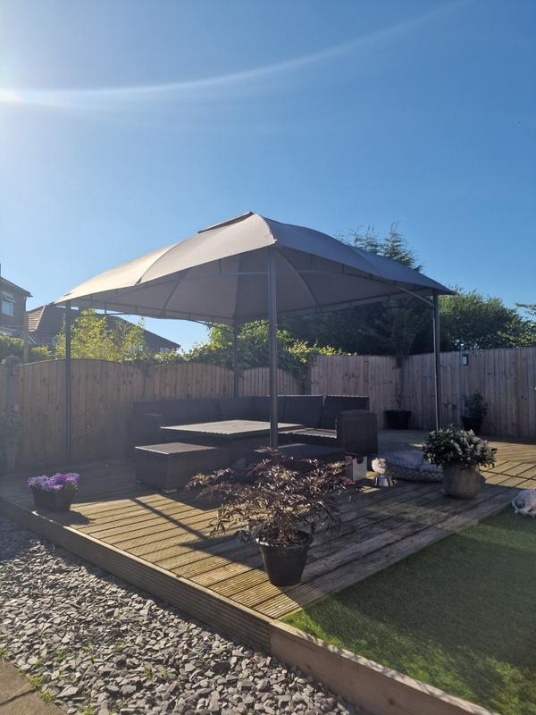 Canopy for 3m x 3.6m Homebase Dome Patio Gazebo Two Tier Gazebo