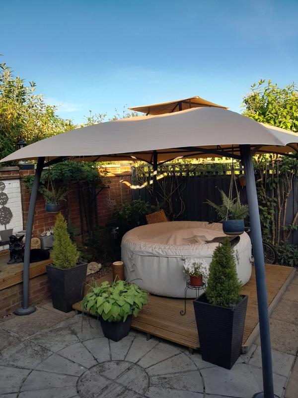 Canopy for 3m x 3m The Range Patio Gazebo Two Tier Gazebo Spare Parts