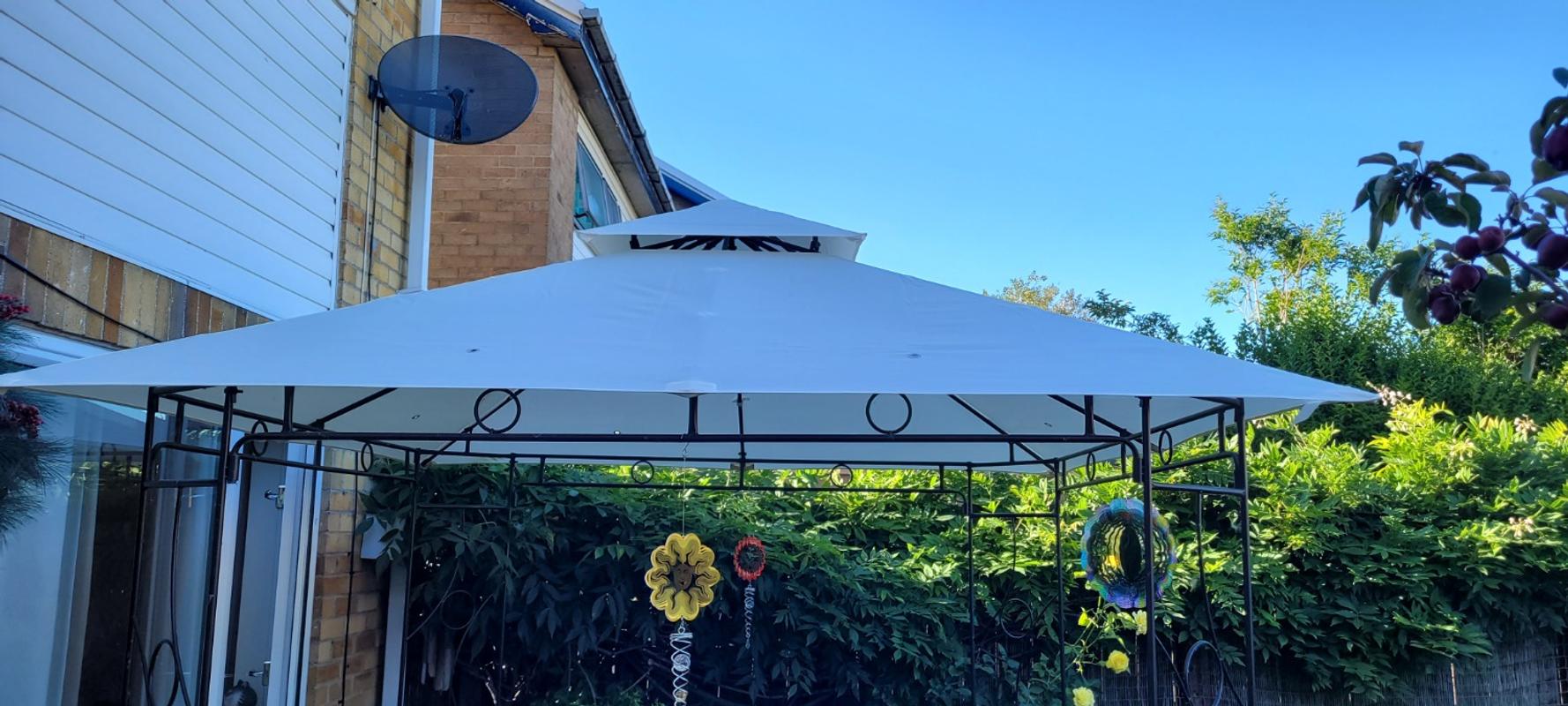 Canopy for 2.5m x 2.5m The Range Arosa Patio Gazebo Two Tier Gazebo Spare Parts