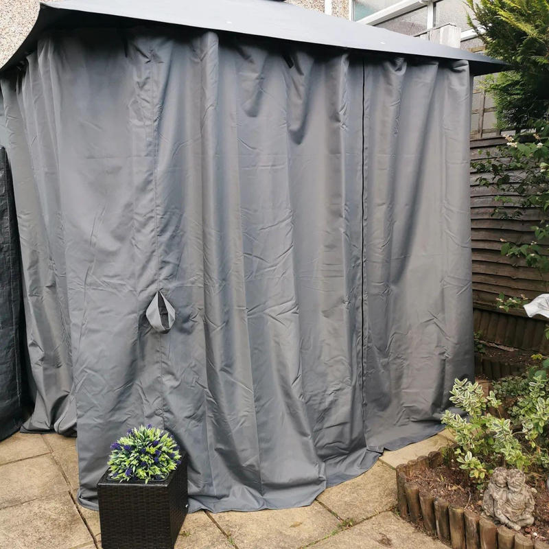 Side Panel Set for 2.5m x 2.5m Patio Gazebo Set of 4 Universal