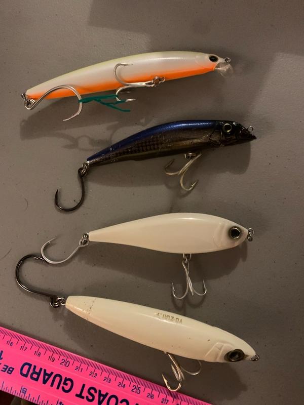 Owner ZoWire Inline Single Replacement Hooks 3XStrong The Saltwater