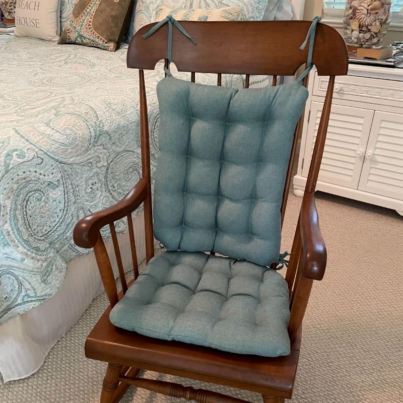 Hayden Turquoise Rocking Chair Cushions Latex Foam Fill