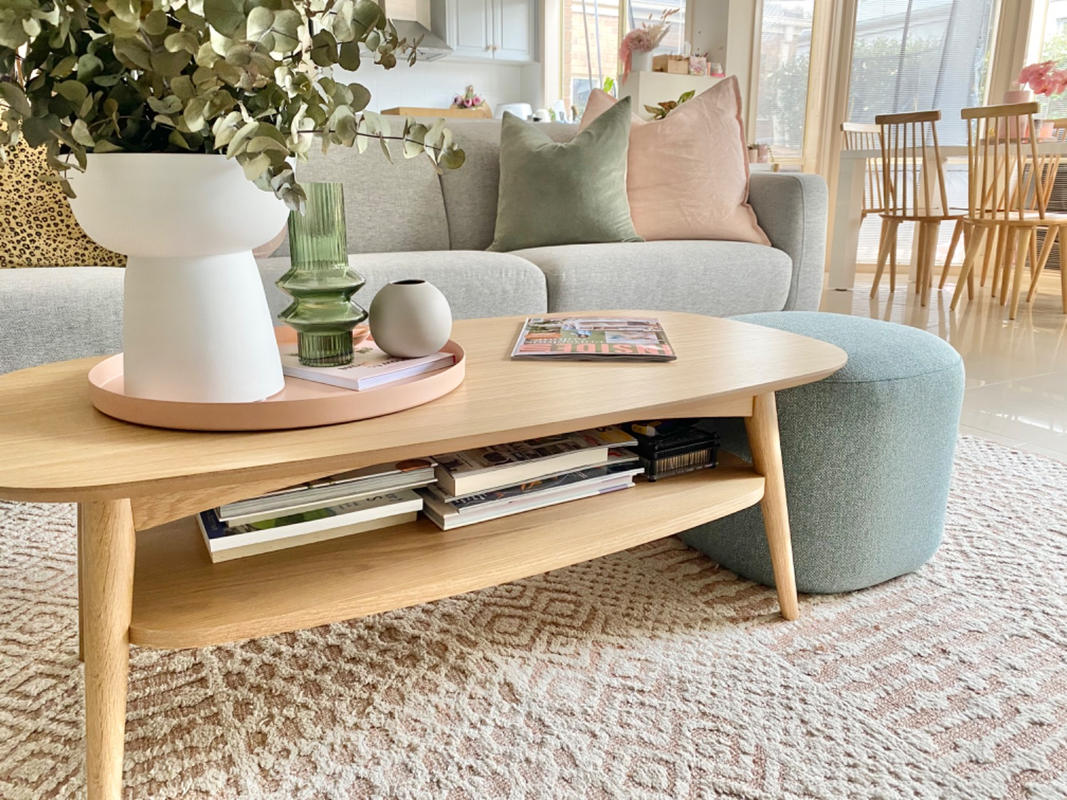 scandinavian living room coffee table