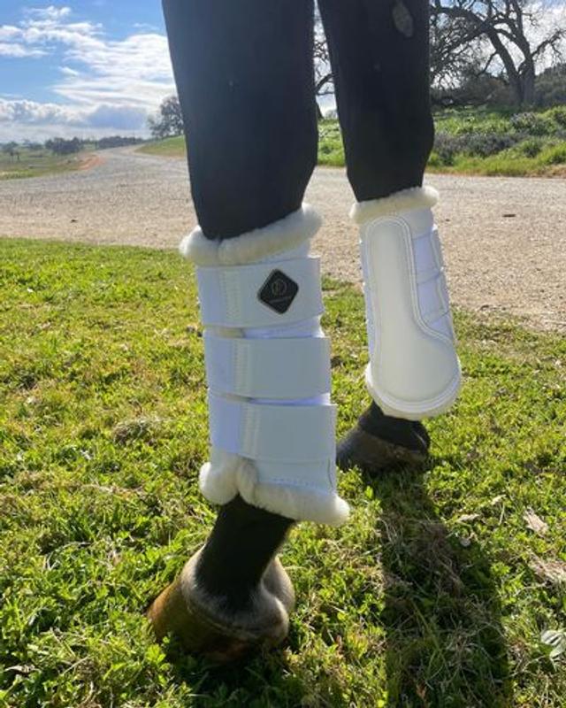 fleece dressage boots