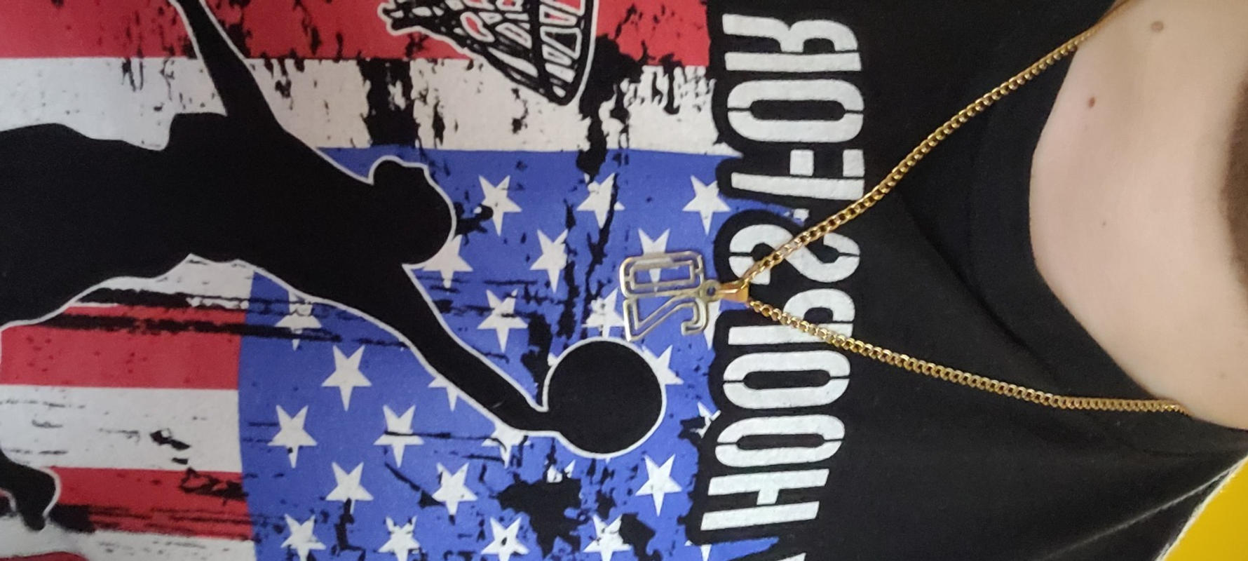 Chain Necklace 14K Gold Plated Stainless Steel Elite Athletic Gear