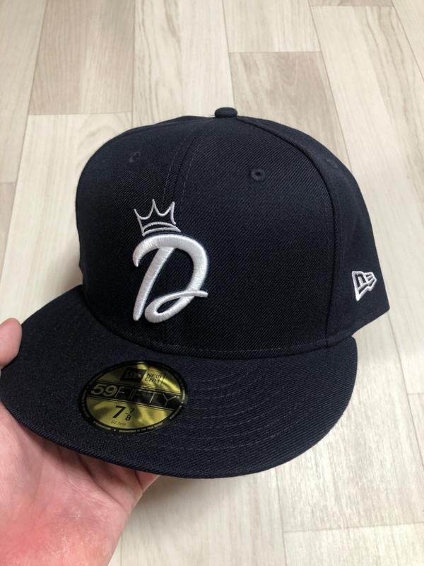 59FIFTY Dogear Records Dロゴ グレーアンダーバイザー-