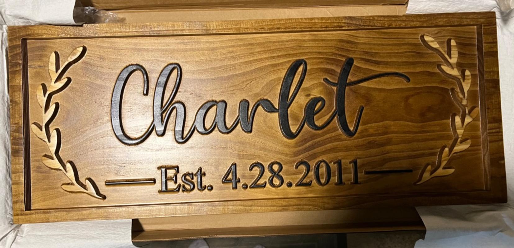 Flourish Personalized Metal Name Sign – 4 Phase Fabrication